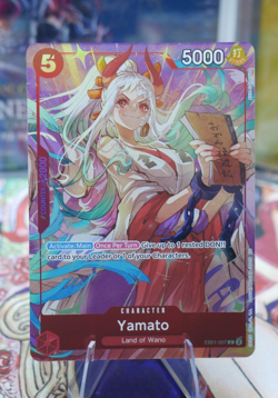 Yamato One Piece TCG EB01-007 Premium Card Best Selection Vol. 4 English Alt - Image 1