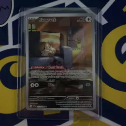 Pokemon Skwovet TCG Holo Illustration Rare Card Scarlet Violet Base Set 222/198 - Image 1