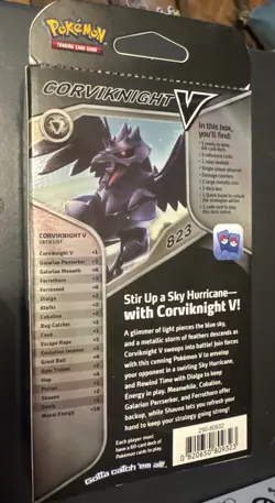 Pokemon Trading Card Game Corviknight V Battle Deck Sealed - Image 2