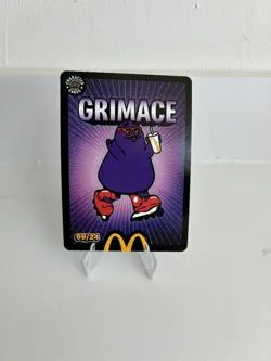 Grimace 09/24 Mcdonalds Trading Cards 2026 UnRedeemed trading card - Image 1