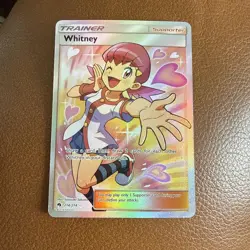 Pokemon TCG Whitney (Full Art) SM-Lost Thunder 214/214 Pokemon Card - Image 1