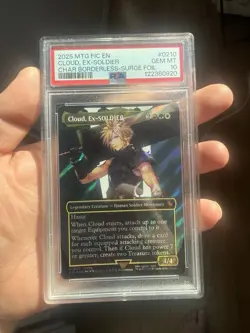 Cloud, Ex-SOLDIER (Borderless) (Surge Foil) Commander: Final Fantasy Foil - Image 1