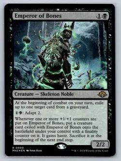 MTG Modern Horizons 3 Foil #90 Emperor of Bones Rare Creature Skeleton Noble - Image 1