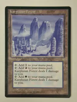 MTG Karplusan Forest Ice Age Edition NM Free Shipping! BB - Image 1