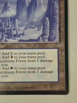 MTG Karplusan Forest Ice Age Edition NM Free Shipping! BB - Image 4