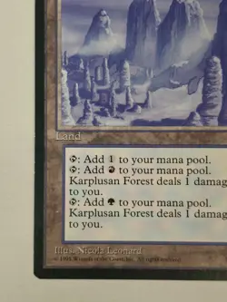 MTG Karplusan Forest Ice Age Edition NM Free Shipping! BB - Image 5