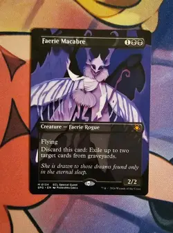 MTG Faerie Macabre (Borderless) x1 Lightly Played from Special Guests - Image 1