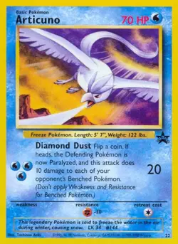 Articuno - 22 - Legendary Birds Promo LP, English Pokemon Promos - Image 1