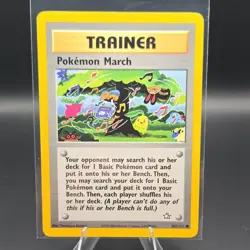 Pokemon TCG Pokemon March 102/111 Neo Genesis Trainer Common Regular - Image 1
