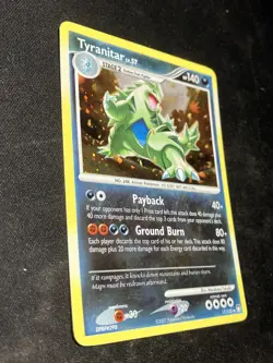 Pokemon Tyranitar 17/123 Holo Rare Mysterious Treasures Ungraded Childhood - Image 2