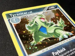 Pokemon Tyranitar 17/123 Holo Rare Mysterious Treasures Ungraded Childhood - Image 5