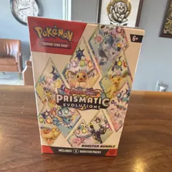 Pokemon Prismatic Evolutions Booster Bundle Box Eevee English (Factory Sealed) - Image 1