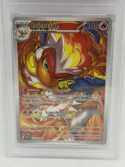 2024 Pokemon: Scarlet & Violet Illustration Rare Infernape PSA 10 GEM #173/164 - Image 3