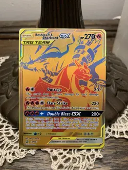 Pokemon TCG Reshiram & Charizard GX SM247 - Image 1
