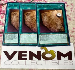 3x (VLP) - Piri Reis Map - AMDE-EN059 - Rare - 1st Edition YuGiOh - Image 1