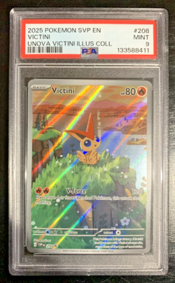 Victini Unova Pokemon Black Star Promo SVP208 PSA 10 - Image 1
