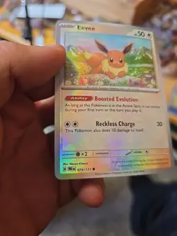Pokemon Eevee TCG Poke Ball Pattern, 074/131, Sv: Prismatic Evolutions Holo - Image 5