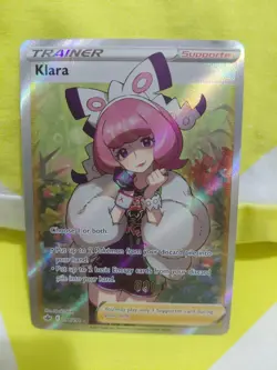 Pokemon Klara 194/198 Chilling Reign Full Art Ultra Rare Trainer - Image 1