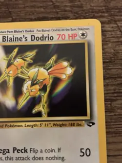 Pokemon TCG Blaine's Dodrio Gym Challenge 1st Edition 32/132 Uncommon 70 HP - Image 4