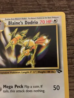 Pokemon TCG Blaine's Dodrio Gym Challenge 1st Edition 32/132 Uncommon 70 HP - Image 5