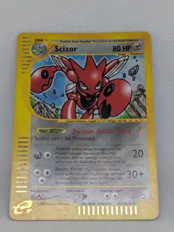 Scizor H21/H32 Aquapolis Holo Ultra Rare Pokemon TCG Nintendo e-reader LP - Image 3