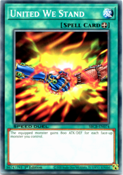 UNITED WE STAND SBCB-EN074 - Common - 1st Edition Yugioh - Image 1