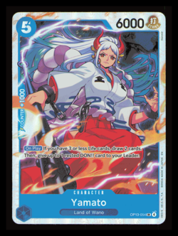 Yamato OP13-054 SR Carrying on His Will - ONE PIECE Card Game English NM - Image 1