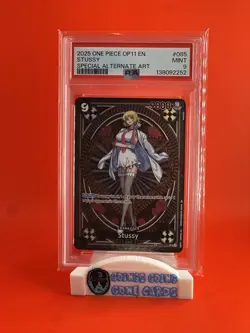 Stussy 085 SP Alternate Art One Piece Op11 One Piece PSA 9 Fist of Divine Speed - Image 1
