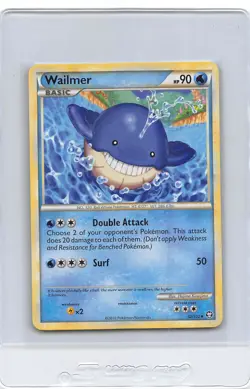 WAILMER 52/102 - NON-HOLO - TRIUMPHANT - UNCOMMON - 2010 Pokemon Card - NM - Image 1