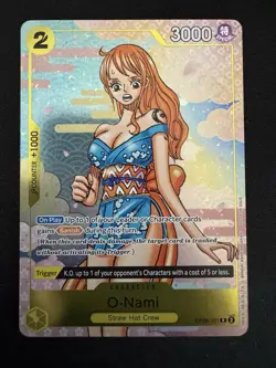 O-Nami OP06-101 Event Pack Vol. 5 Promo Prize Manga Rare One Piece Card - Image 1