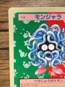 Pokemon Carddass Card Topsun No. 114 Tangela Pocket Monsters Blue Back - Image 3