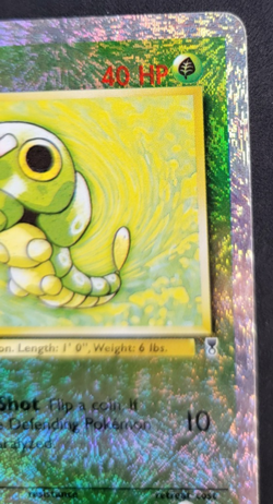 Caterpie 69/110 Reverse Holo Legendary Collection Pokemon Card DMG - Image 3