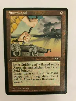 MTG GERMAN ALLIANCES STORM CAULDRON MINT MAGIC THE GATHERING RARE ARTIFACT CARD - Image 5