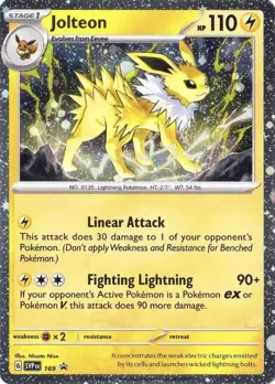 Jolteon - 169 (Cosmos Holo) 169 Sv: Scarlet & Violet Promo Cards Holo - Image 1