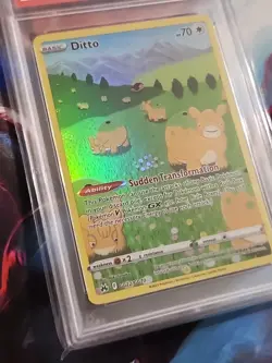 Ditto Crown Zenith Galarian Gallery Holo Card GG22/GG70 PSA 9 - Image 5