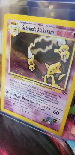 SWIRL🌀 Sabrina's Alakazam 16/132 Gym Challenge Holo LP/MP Nice Card! - Image 3