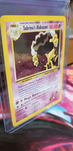 SWIRL🌀 Sabrina's Alakazam 16/132 Gym Challenge Holo LP/MP Nice Card! - Image 4