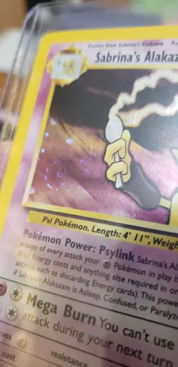 SWIRL🌀 Sabrina's Alakazam 16/132 Gym Challenge Holo LP/MP Nice Card! - Image 5
