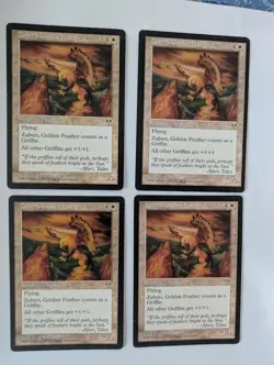 4 Zuberi, Golden Feather Mirage MTG NM Free shipping with tracking - Image 1