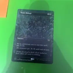 MTG x1 Toxic Deluge (Borderless) Double Masters Foil NM - Image 1