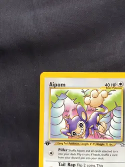 Pokemon Cards: Neo Genesis 1st Edition Uncommon: Aipom 26/111 - Image 2