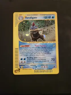 Feraligatr Holo Expedition & Dark Feraligatr neo! Pokemon Card WOTC 2002 - Image 4