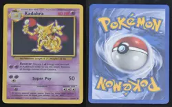 Kadabra 32/102 Base Set Unlimited Near Mint Uncommon Pokemon - Image 1