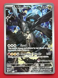 N’s Zekrom Pokemon TCG Pokemon Center Ascended Heroes ETB Stamped Promo #31 - Image 1