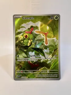 Caterpie 172/165 Illustration Rare ⭐ - SV: Scarlet & Violet 151 Pokemon NM - Image 1