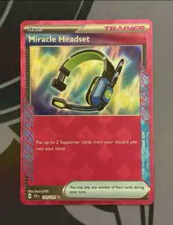 Pokemon TCG Miracle Headset 183/191 Ace Spec Surging Sparks NM/M - Image 1