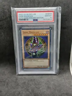 2023 YU-GI-OH LOB-EN005 Dark Magician 25th Anniversary Edition PSA 10 - Image 1