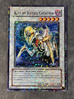 *** ALLY OF JUSTICE CATASTOR *** DUEL TERMINAL DT01-EN035 NM YUGIOH! - Image 1