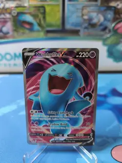 Wobbuffet V - 191/202 - Pokemon Sword & Shield Base Set Full Art Rare Card NM - Image 1
