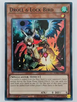 Yu Gi Oh - RA02-EN006 Droll & Lock Bird - Super Rare - Image 1